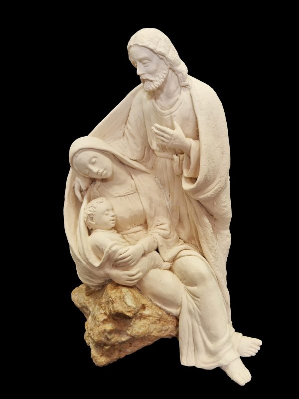 Sacra famiglia su roccia
